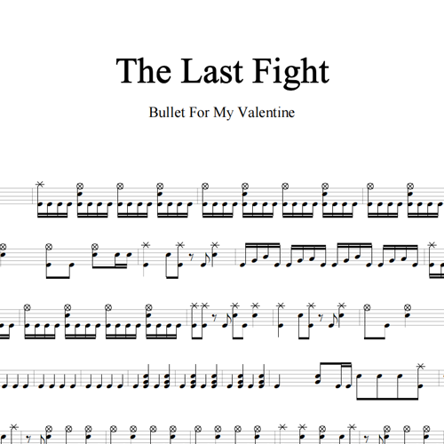 鼓谱*Bullet For My Valentine_The Last Fight.asp